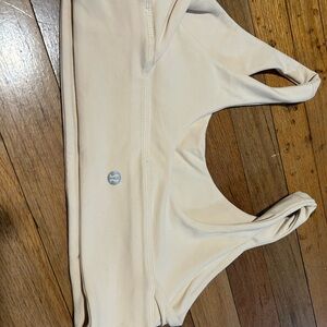 lululemon athletica Cream Crop Top